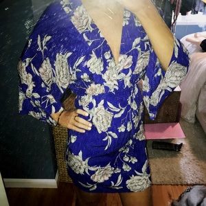 Yumi Kim Tahiti Sunrise Royal Blue Dress